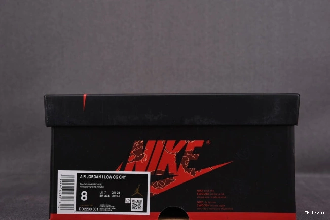 Cheap TBK DD2233-001 New OG Low 1 Jordan Chinese Year 0710